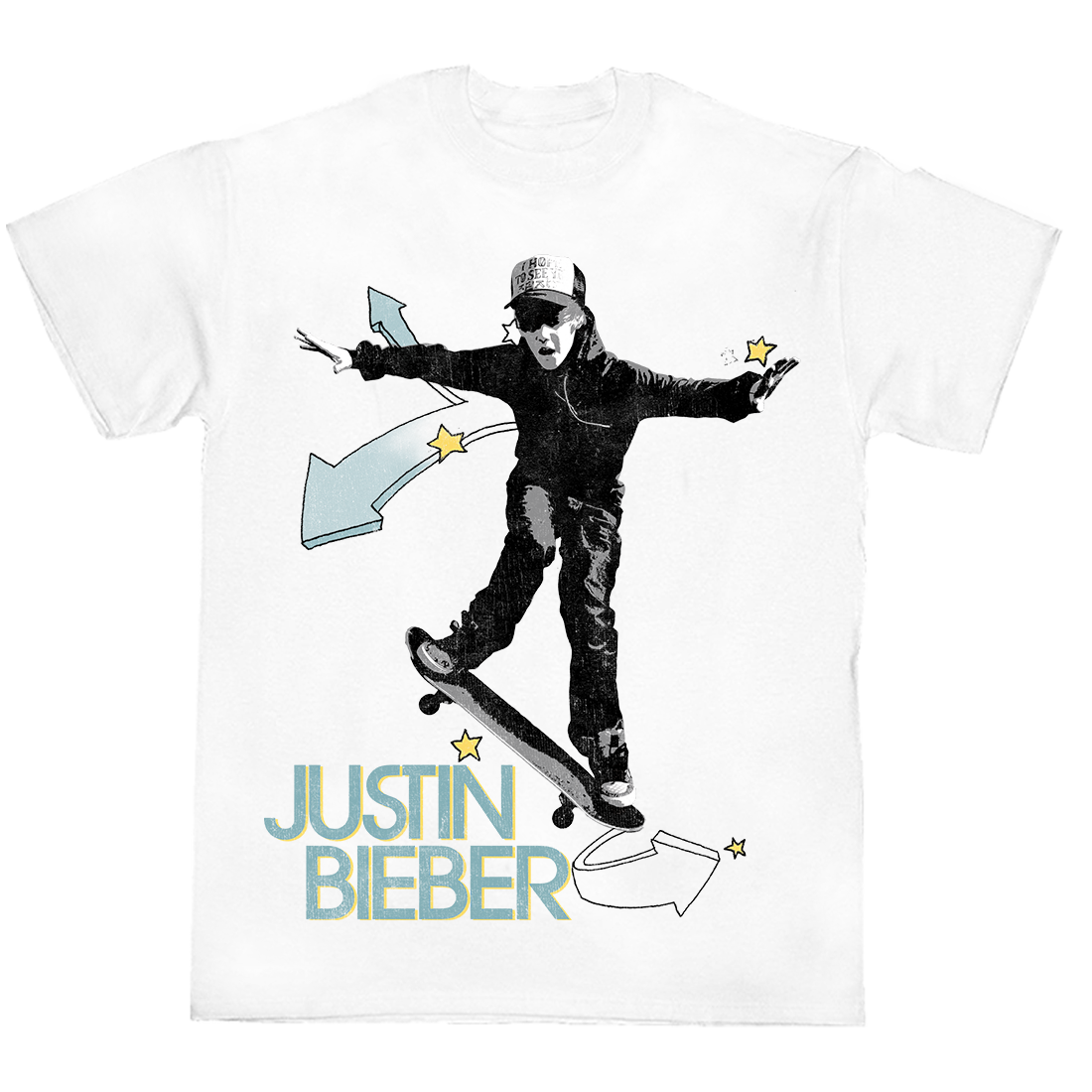 justin bieber - JB SKATE T-SHIRT