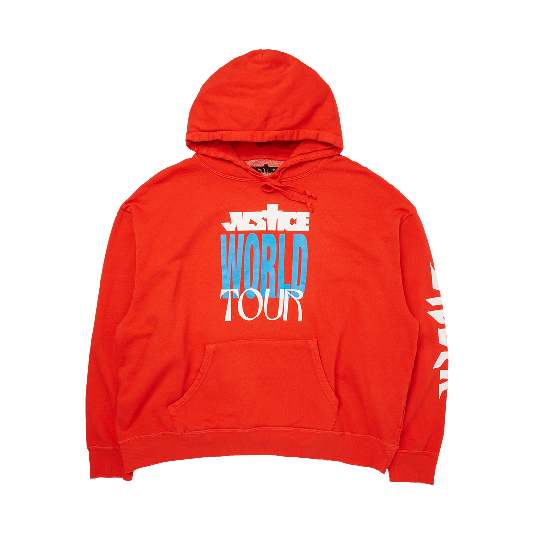 World Tour Red Hoodie Justin Bieber