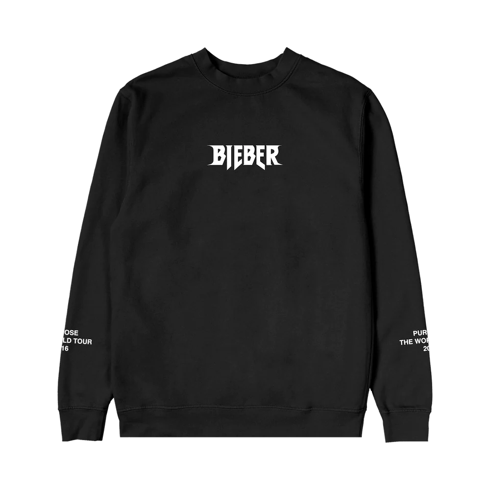 Purpose Tour Crewneck - Justin Bieber