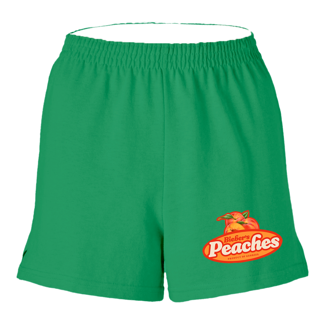 justin bieber - Peaches Green PE Shorts
