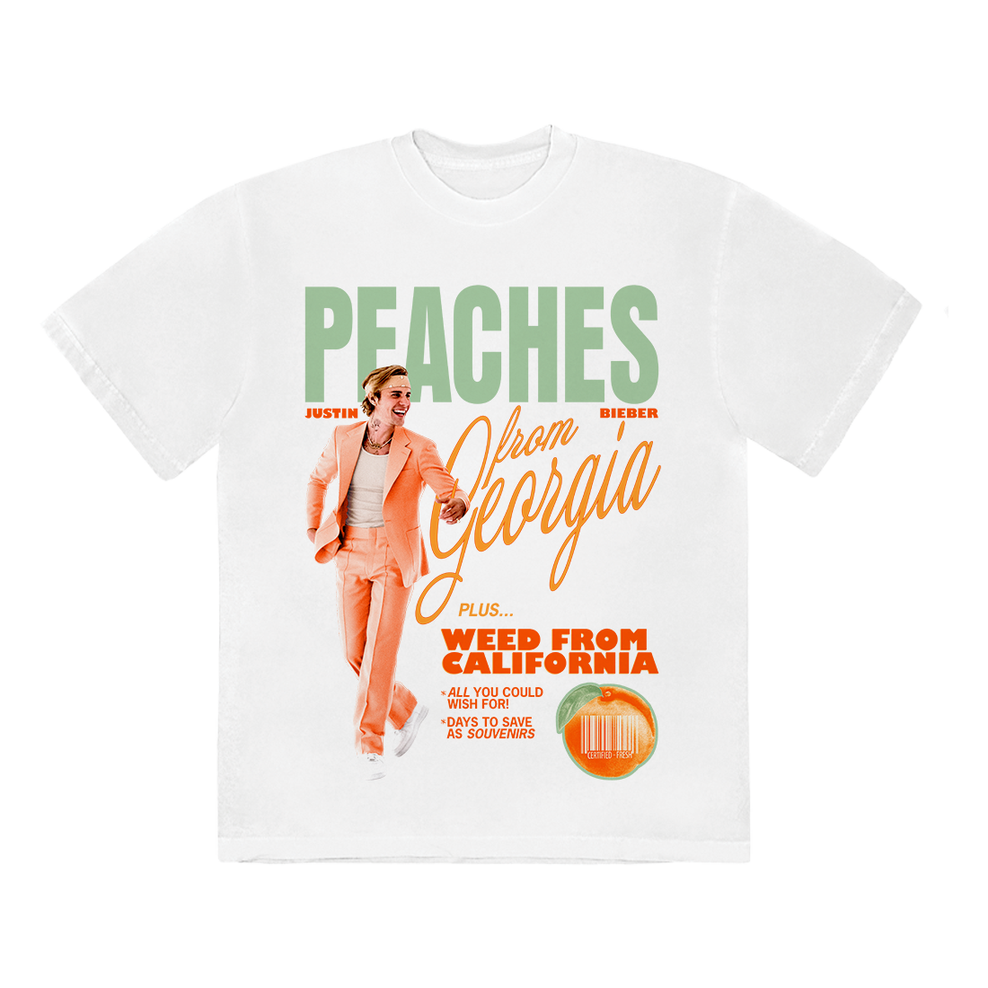 justin bieber - Peaches T-Shirt